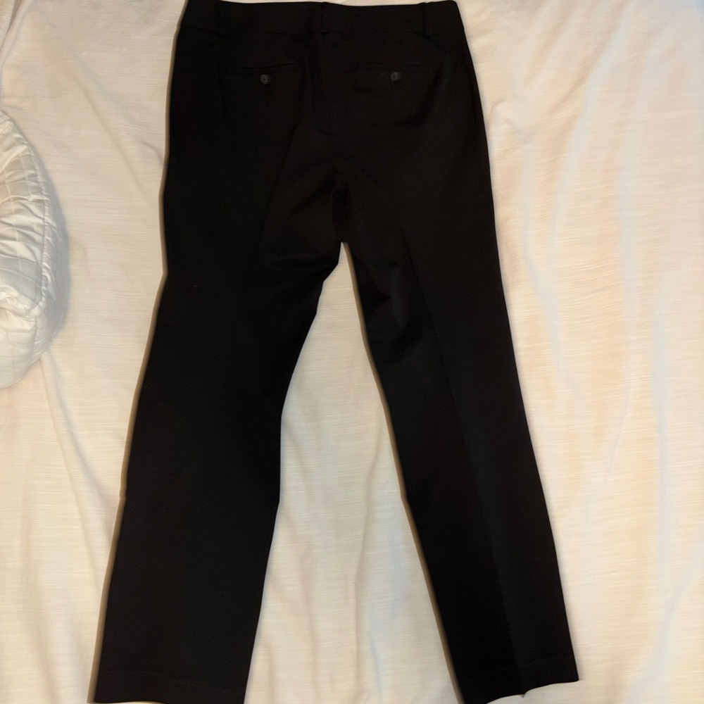 LOFT Black Women's Straight-Leg Dress Trousers